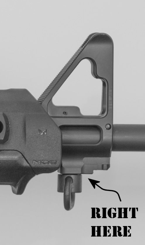 Question About Adding A Sling To The Ruger AR 556.